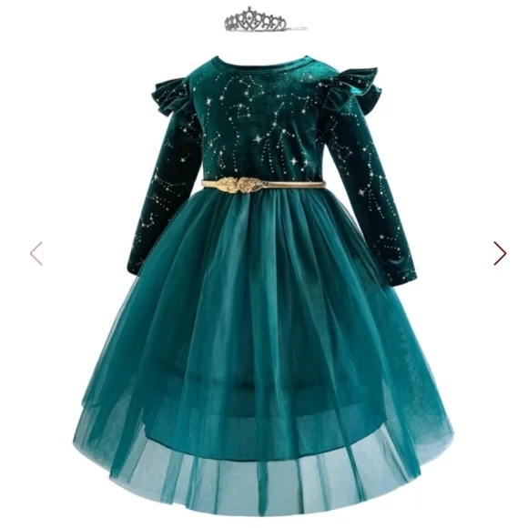 Dresses | Girl Jade Green Velvet Dress | Poshmark Dresses | Girl Jade Green Velvet Dress | Poshmark